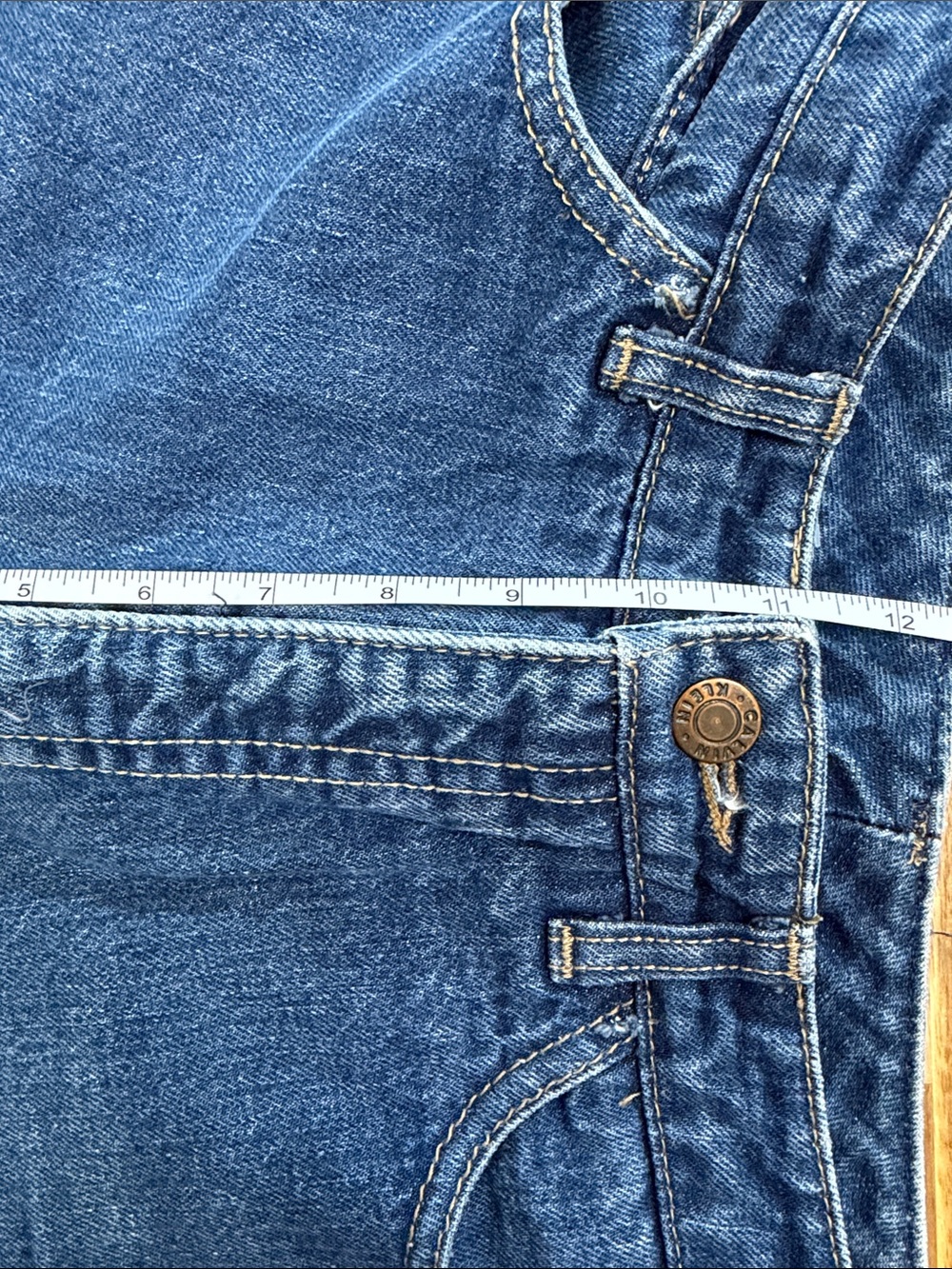 Vintage Calvin Klein Wide Leg Jeans - Picture 7 of 8